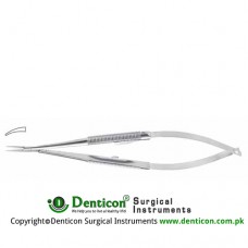 Reill Micro Needle Holder Curved Stainless Steel, 15 cm - 6"
